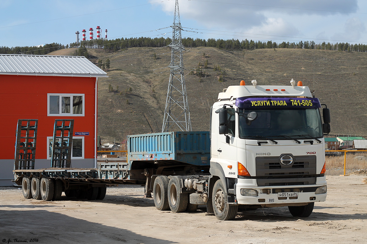 Саха (Якутия), № Н 351 КВ 14 — Hino 700