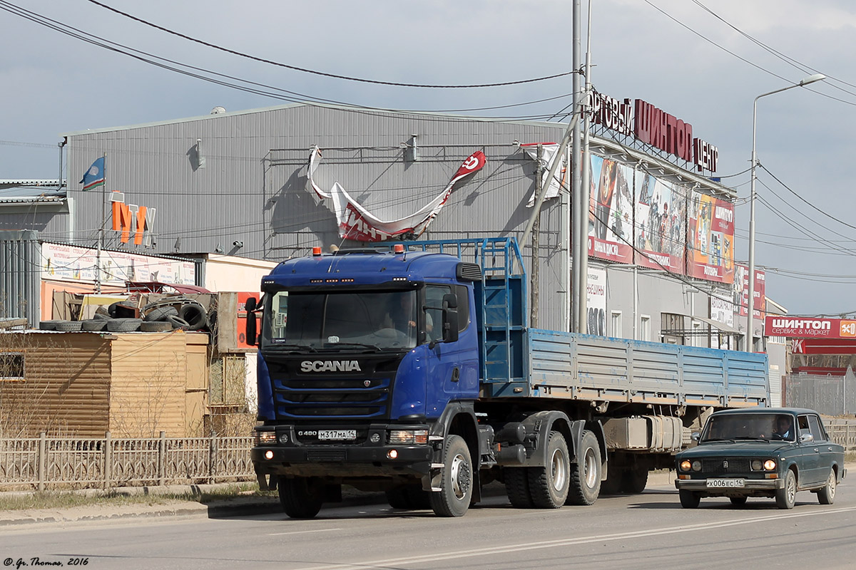 Саха (Якутия), № М 317 МА 14 — Scania ('2013) G480