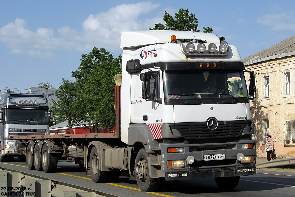 Ленинградская область, № Т 872 НТ 47 — Mercedes-Benz Axor 1843