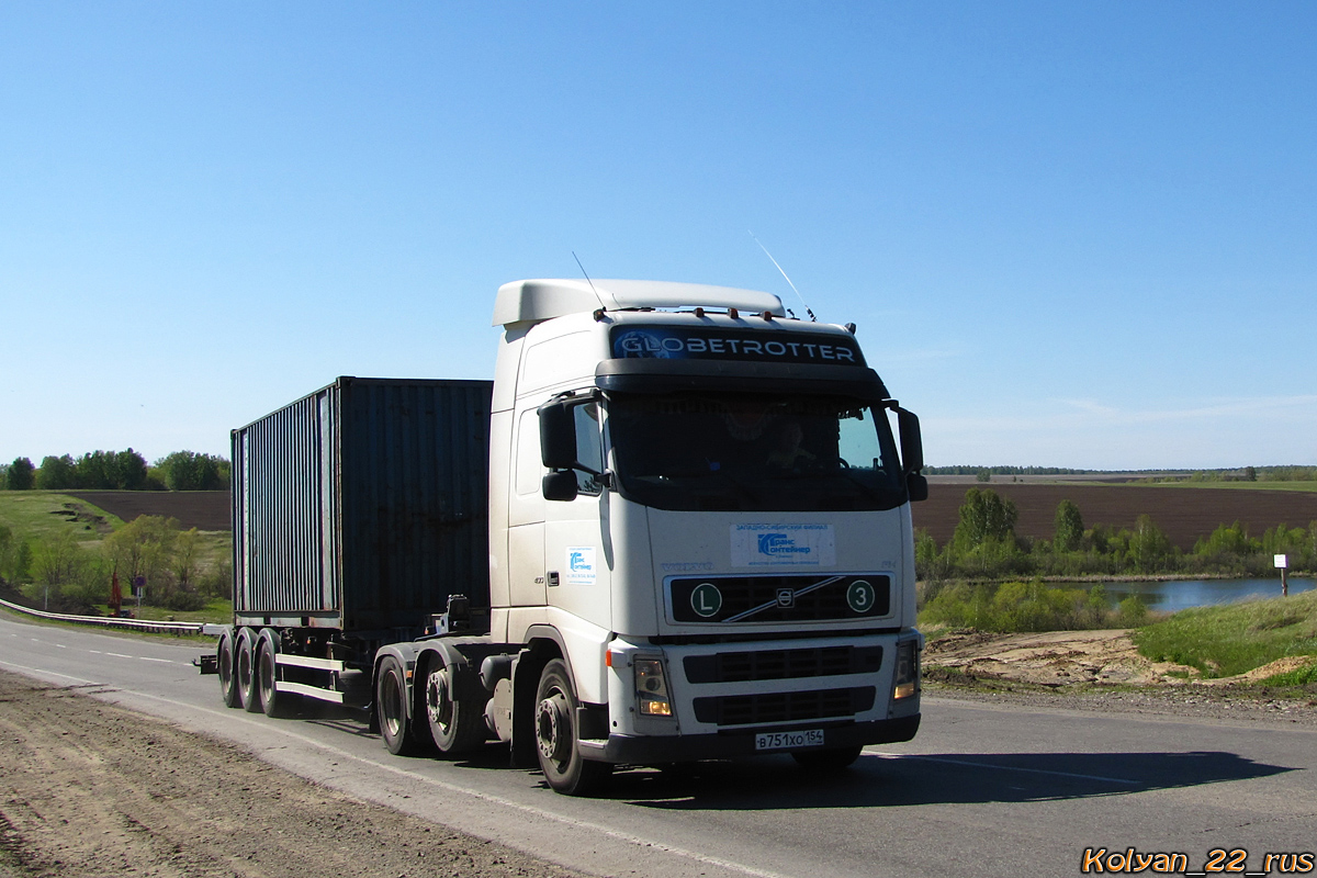 Алтайский край, № В 751 ХО 154 — Volvo ('2002) FH12.400