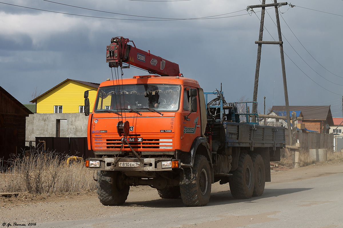 Саха (Якутия), № Т 810 ЕН 14 — КамАЗ-43118-10 [43118K]