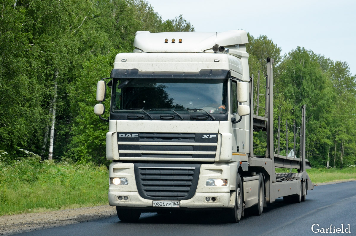 Самарская область, № О 826 УР 163 — DAF XF105 FT