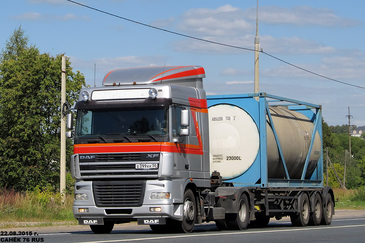 Московская область, № Е 399 КК 50 — DAF XF95 FT