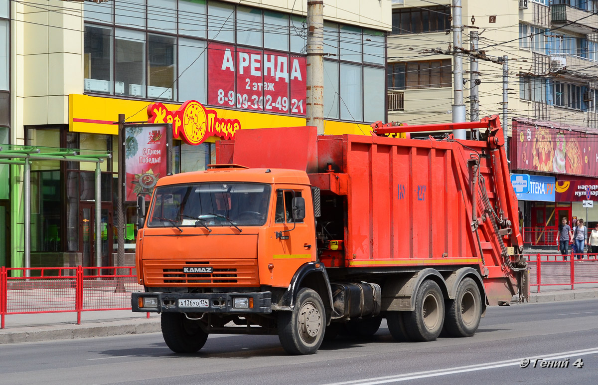 Волгоградская область, № А 136 УО 134 — КамАЗ-53229-13 [53229N]