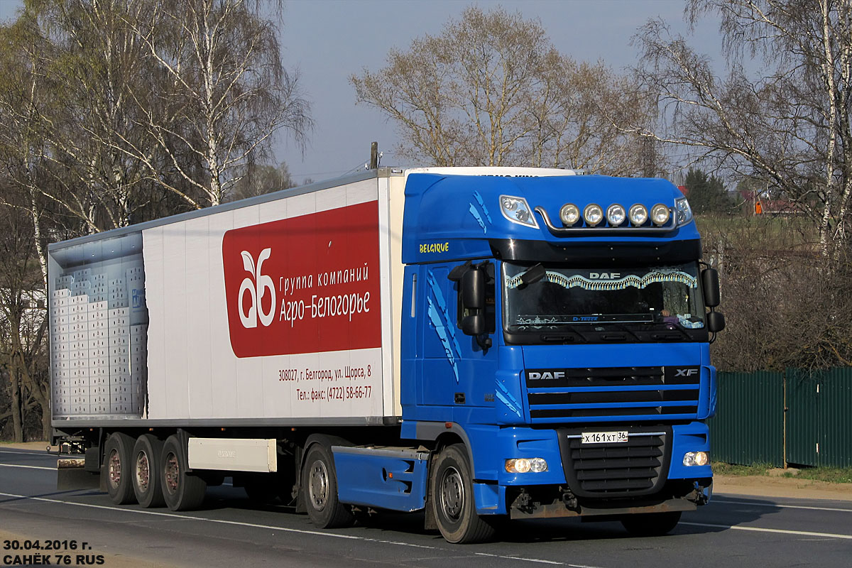 Воронежская область, № Х 161 ХТ 36 — DAF XF105 FT