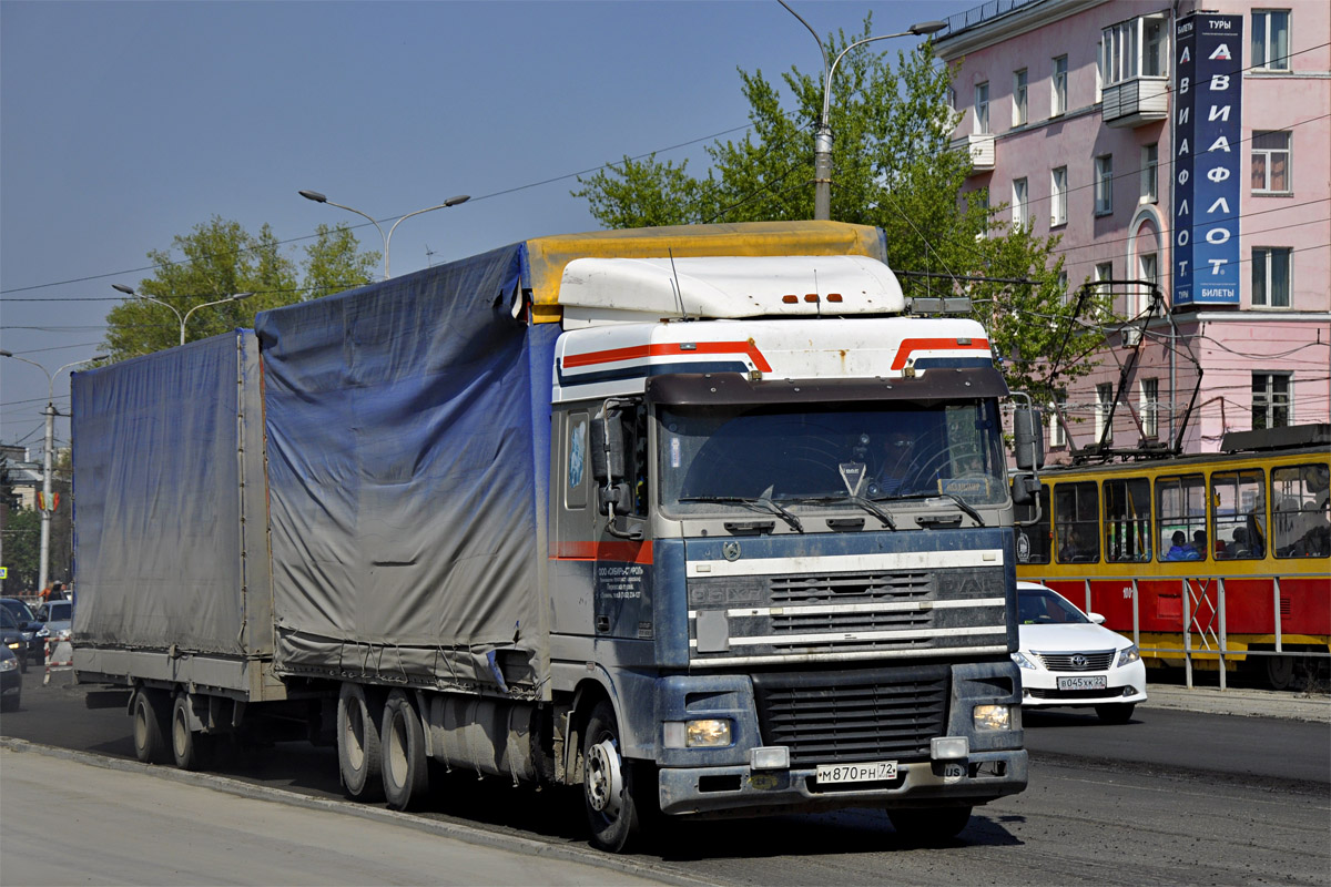 Тюменская область, № М 870 РН 72 — DAF 95XF FAS