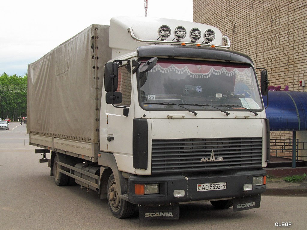 Минская область, № АО 5852-5 — МАЗ-4371 (общая модель)