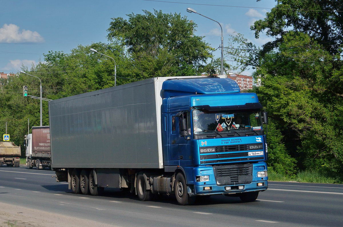 Белгородская область, № К 168 ММ 31 — DAF 95XF FT