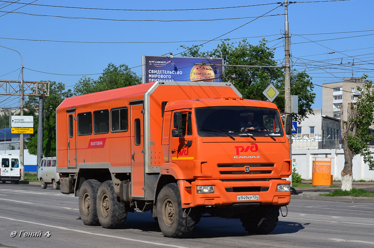 Волгоградская область, № В 949 КР 134 — КамАЗ-43118-46