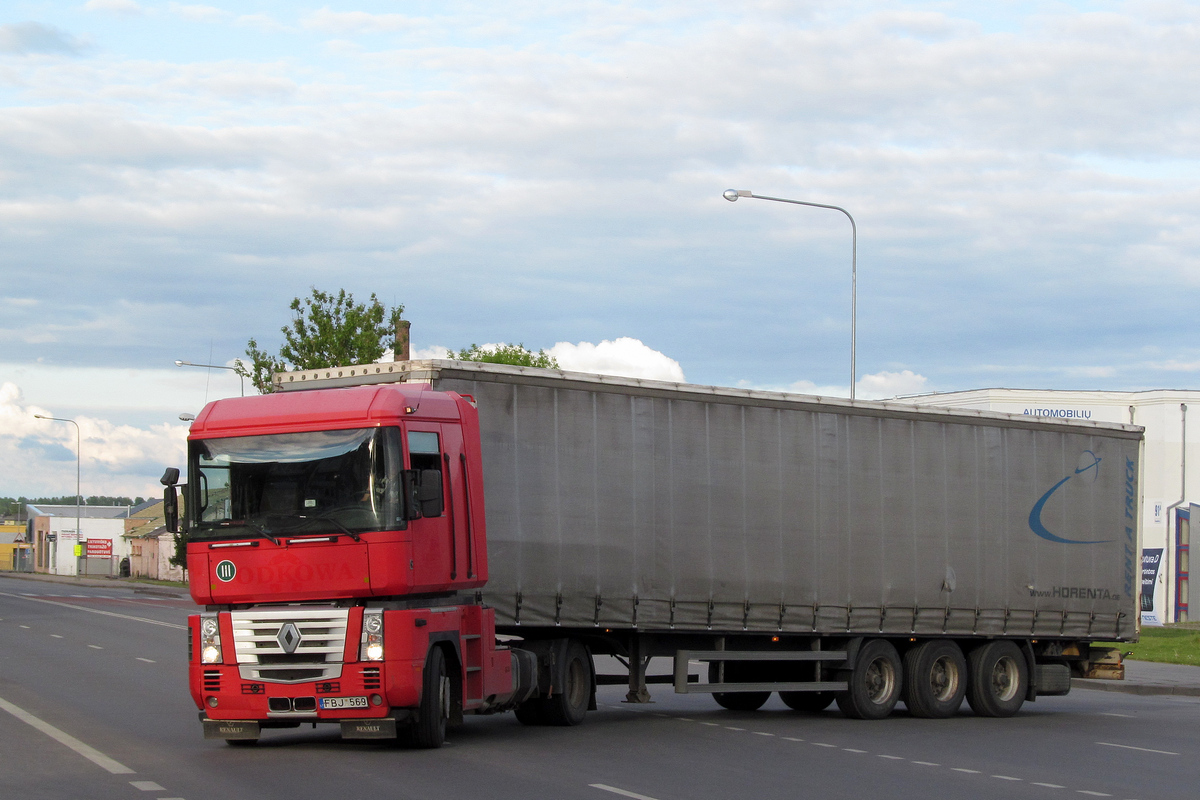 Литва, № FBJ 569 — Renault Magnum E-Tech ('2001)