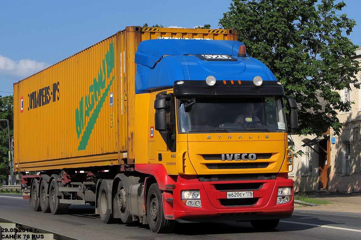 Санкт-Петербург, № В 620 ЕУ 178 — IVECO Stralis ('2007) 450