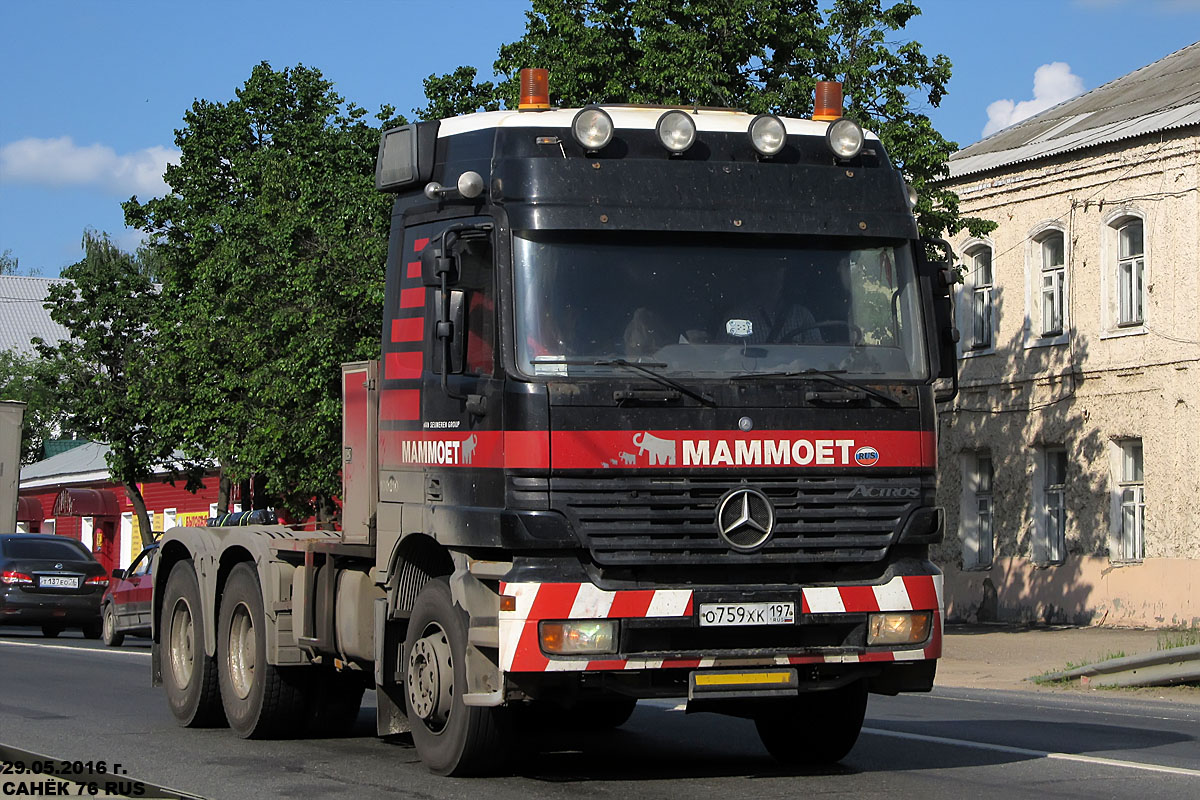 Москва, № О 759 ХК 197 — Mercedes-Benz Actros ('1997)