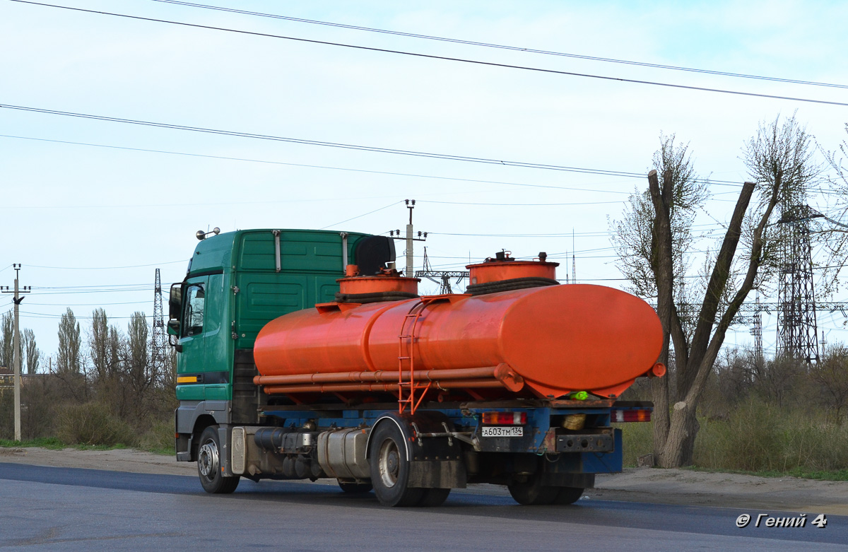 Волгоградская область, № А 603 ТМ 134 — Mercedes-Benz Actros ('1997) 1835