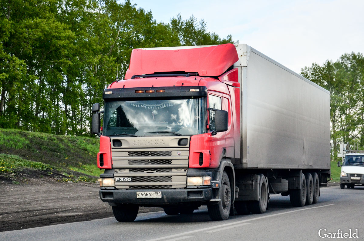 Новосибирская область, № С 446 ВМ 154 — Scania ('1996) P340