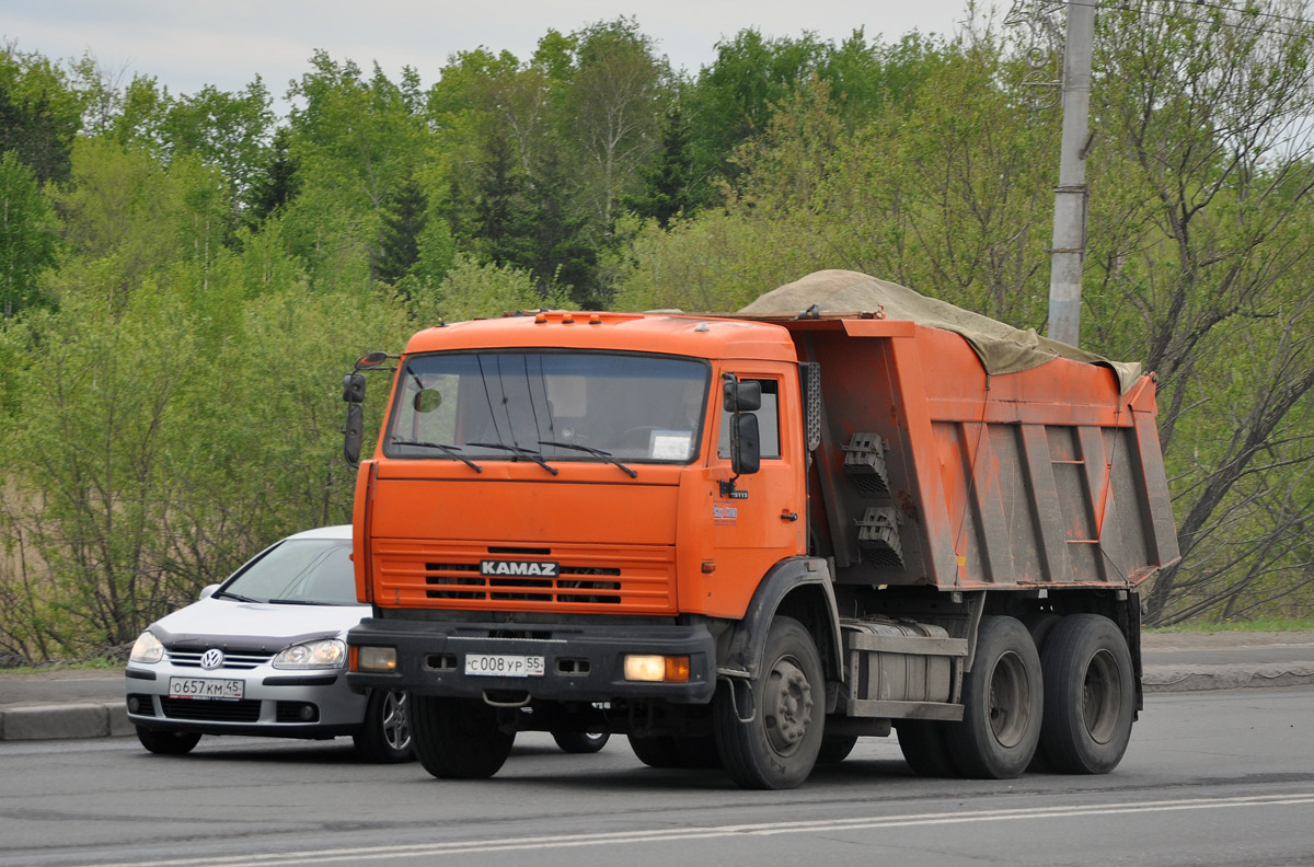 Омская область, № С 008 УР 55 — КамАЗ-65115 [651150]