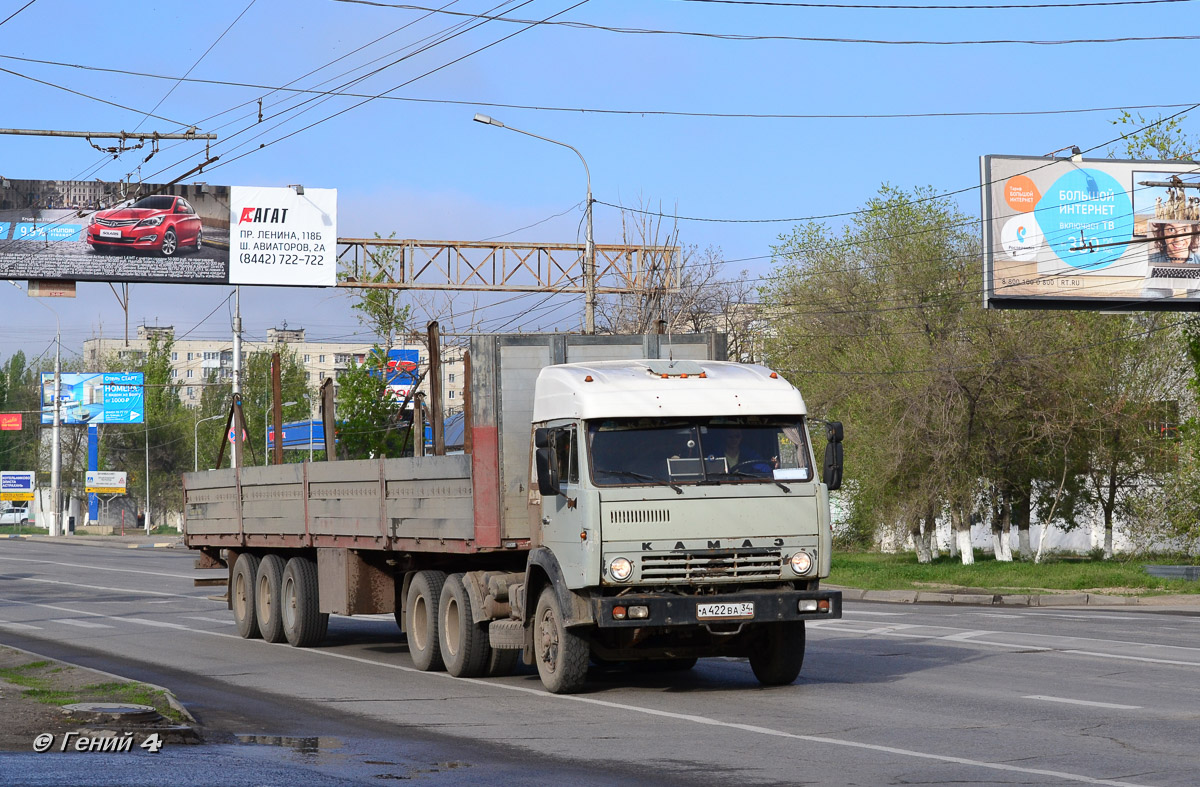 Волгоградская область, № А 422 ВА 34 — КамАЗ-54112