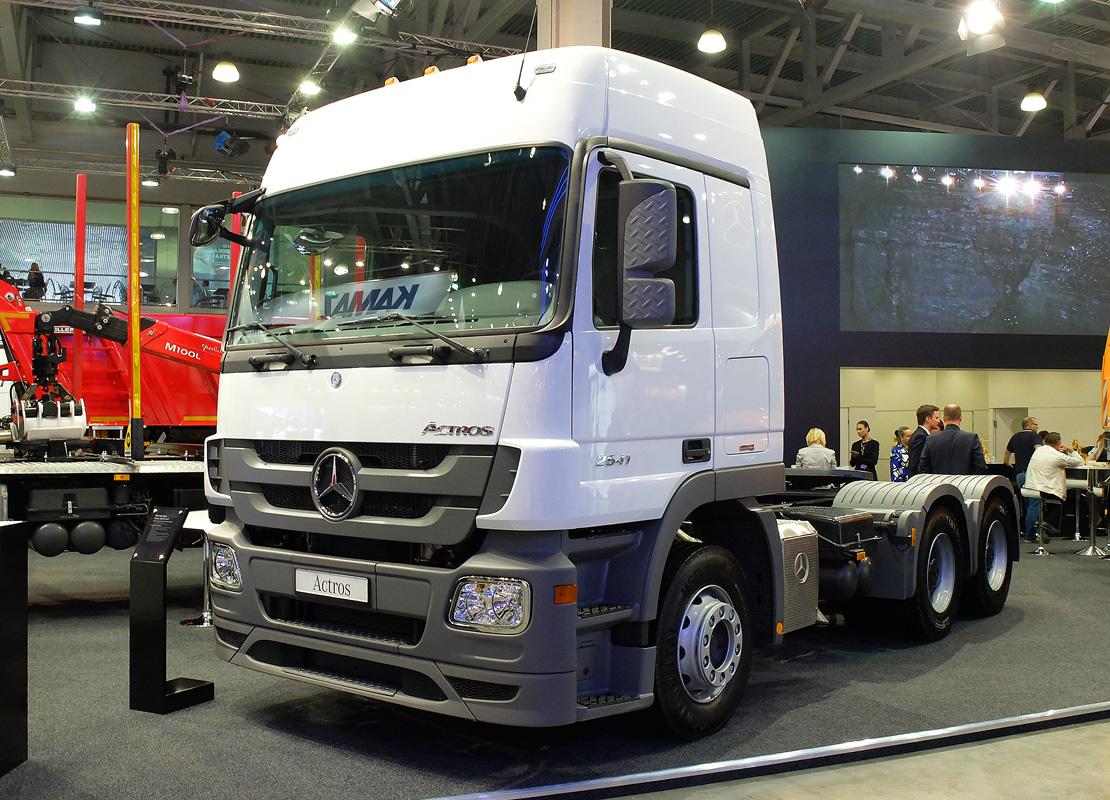 Московская область, № (50) Б/Н 0082 — Mercedes-Benz Actros '09 2641 [Z9M]; Московская область — Автомобили без номеров; Московская область — Выставка "Строительная Техника и Технологии" — 2016; Московская область — Новые автомобили