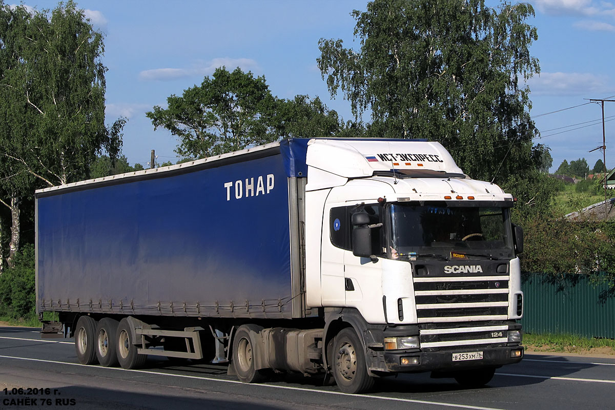 Ярославская область, № В 253 ХМ 76 — Scania ('1996, общая модель)