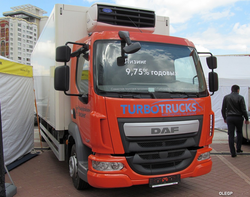 Нидерланды, № (NL) U/N 0001 — DAF LF Euro6 FA; Минск — Выставка "БАМАП-2016"