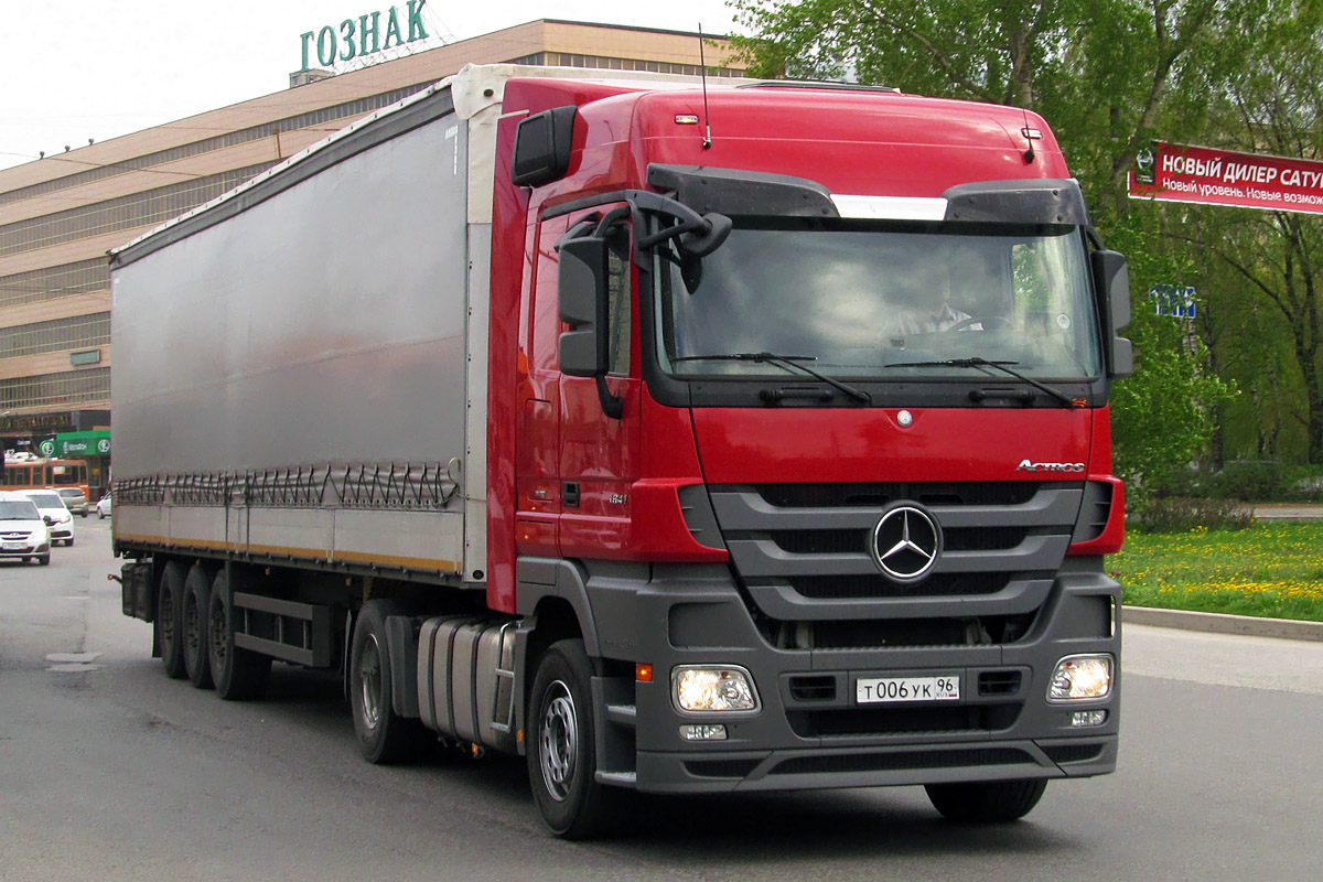 Свердловская область, № Т 006 УК 96 — Mercedes-Benz Actros ('2009) 1841