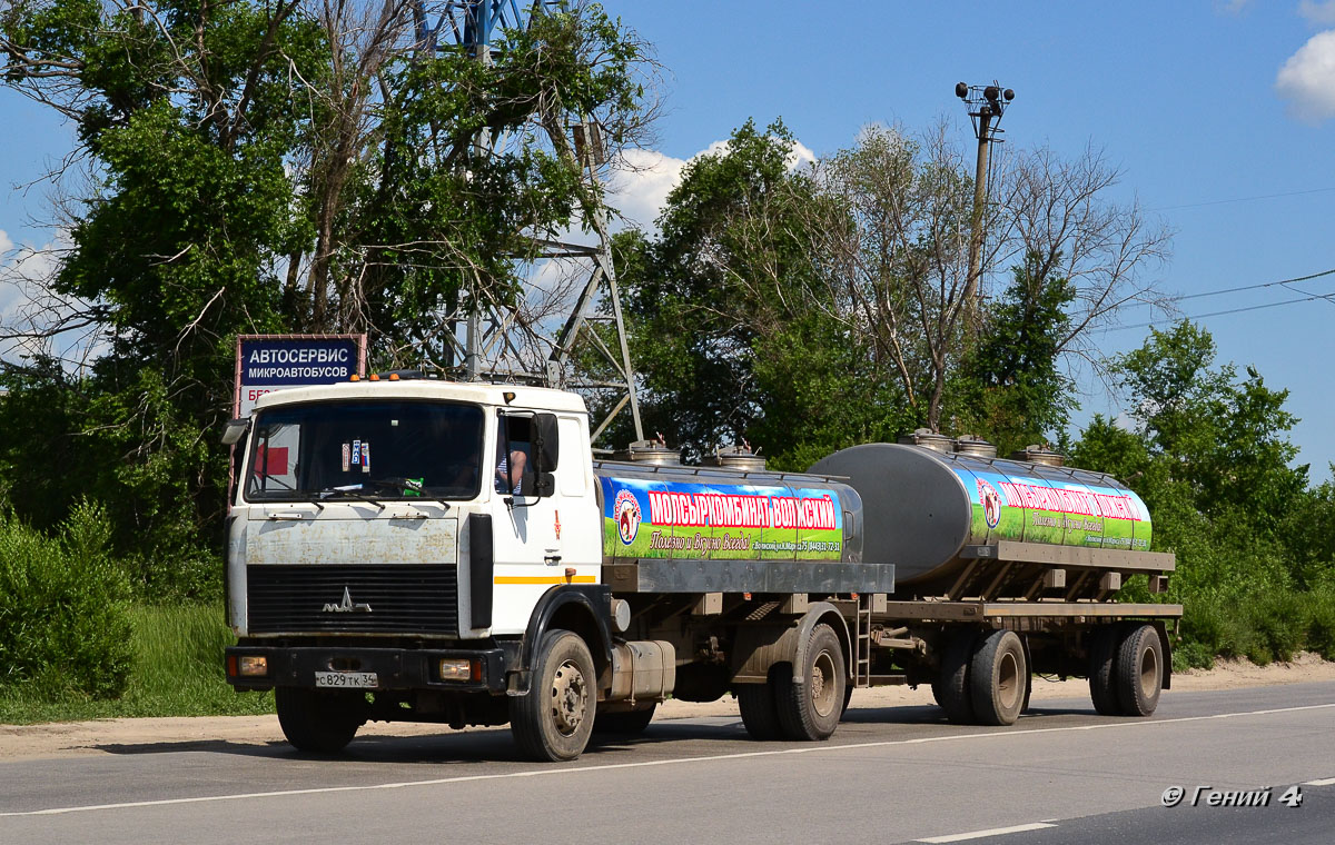 Волгоградская область, № С 829 ТК 34 — МАЗ-5336A5