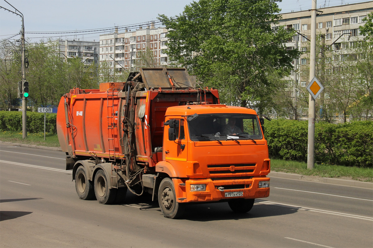 Красноярский край, № К 997 КК 124 — КамАЗ-65115-D3