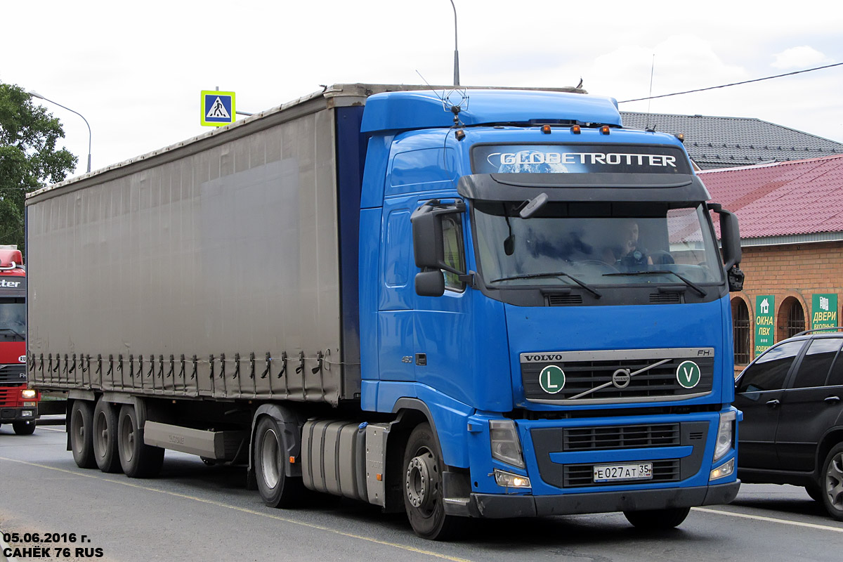 Вологодская область, № Е 027 АТ 35 — Volvo ('2008) FH.460