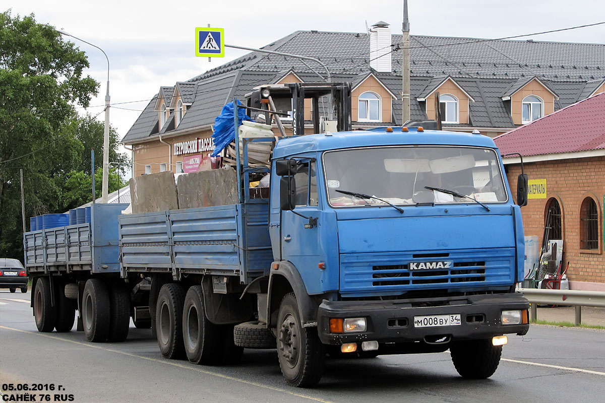 Волгоградская область, № М 008 ВУ 34 — КамАЗ-53215-15 [53215R]