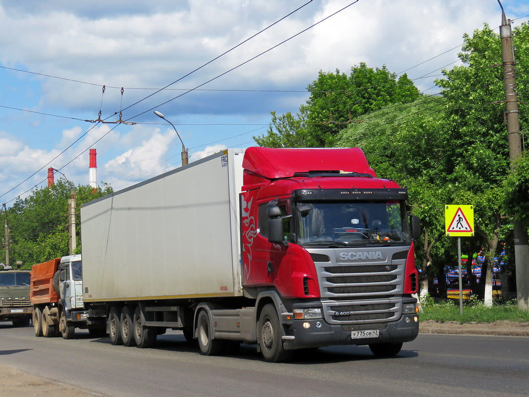Кировская область, № У 775 ОВ 43 — Scania ('2013) G400