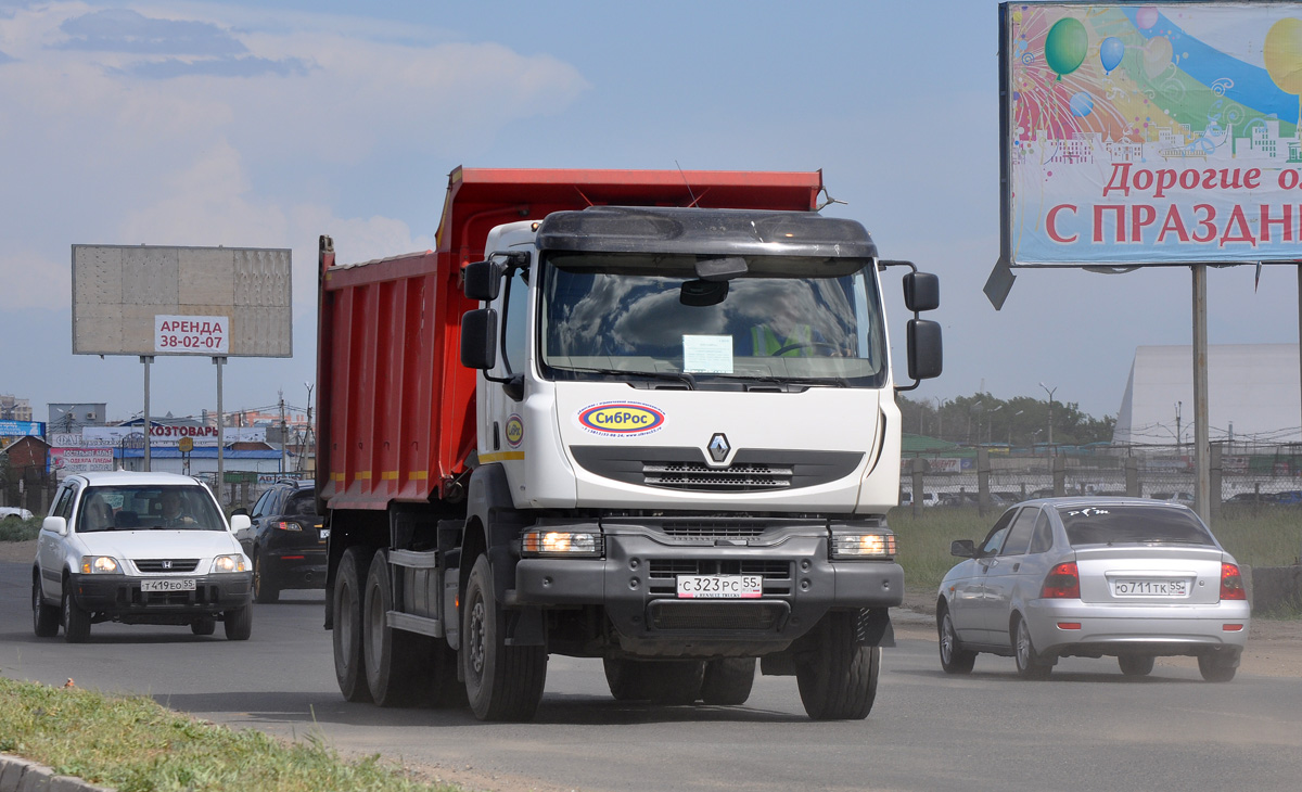 Омская область, № С 323 РС 55 — Renault Kerax [X9P]