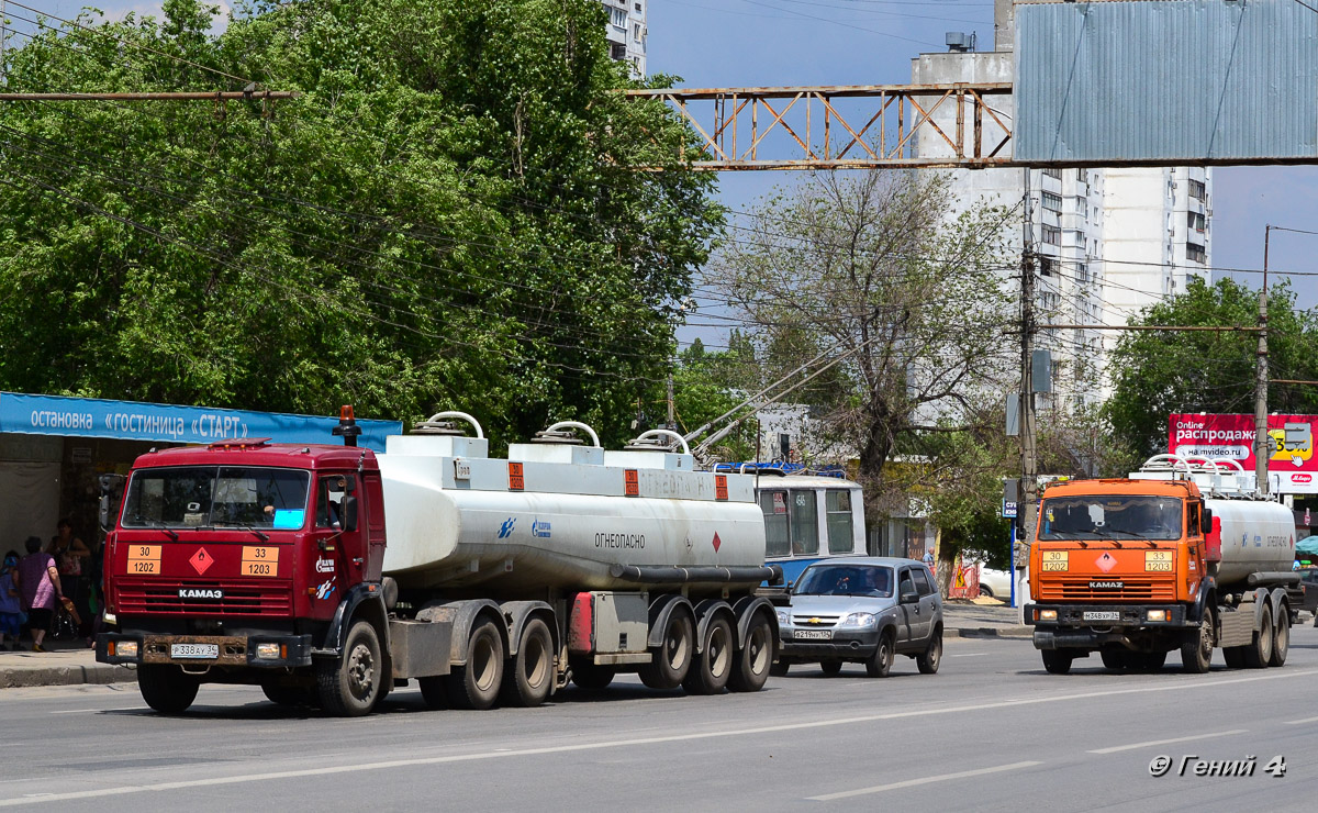 Волгоградская область, № Р 338 АУ 34 — КамАЗ-54115-15 [54115R]