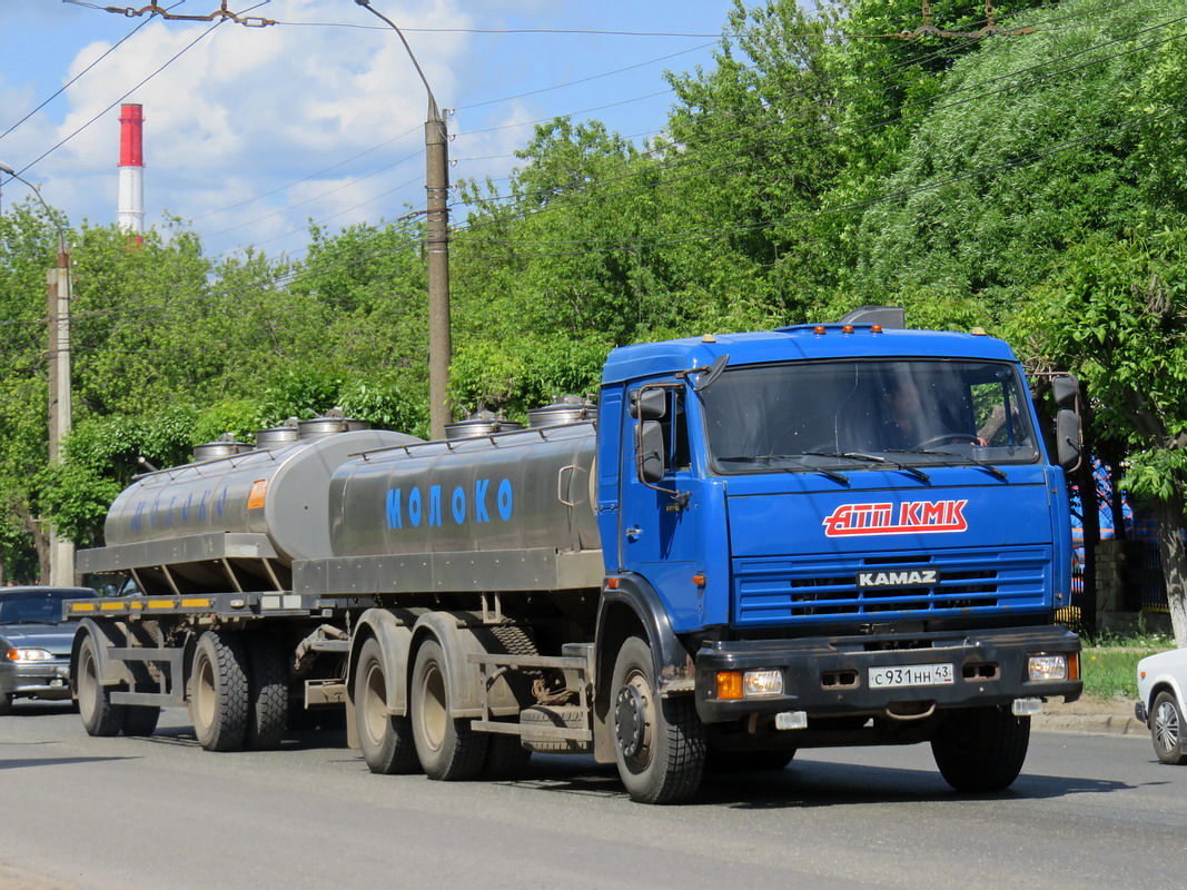 Кировская область, № С 931 НН 43 — КамАЗ-65115-62