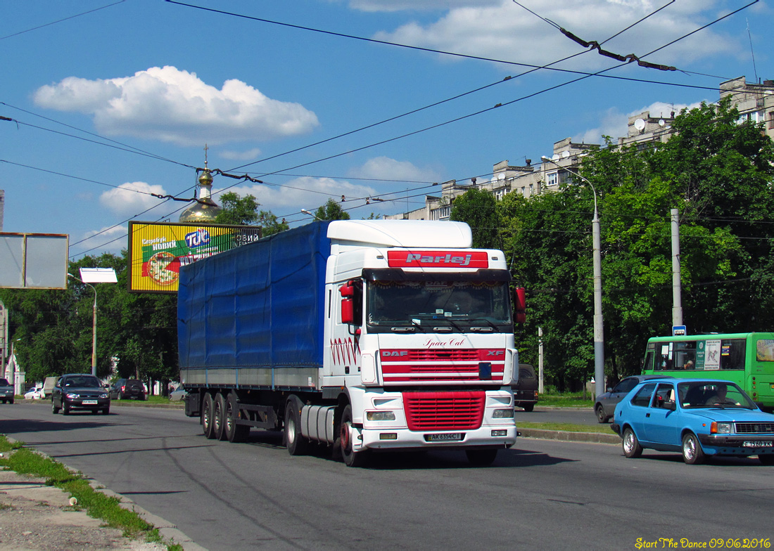 Харьковская область, № АХ 6354 СІ — DAF XF95 FT