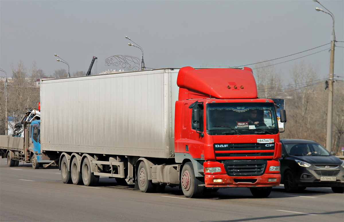 Новосибирская область, № О 647 АА 154 — DAF CF85 FT