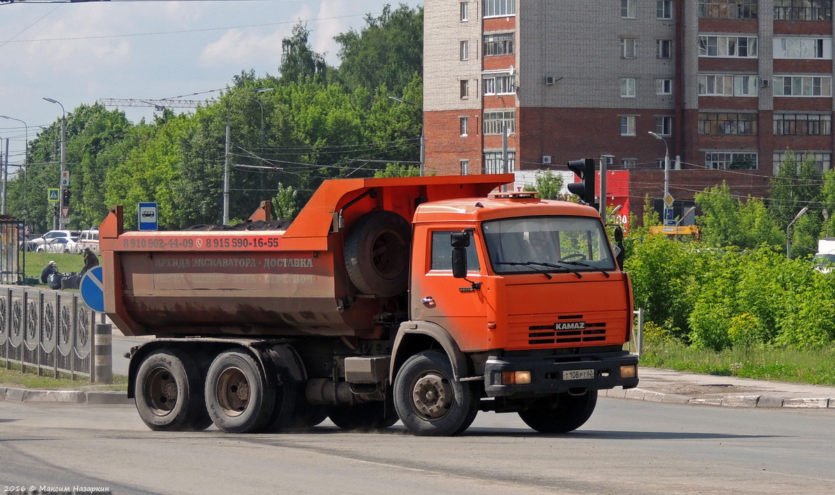 Рязанская область, № Т 108 РТ 62 — КамАЗ-65115-62