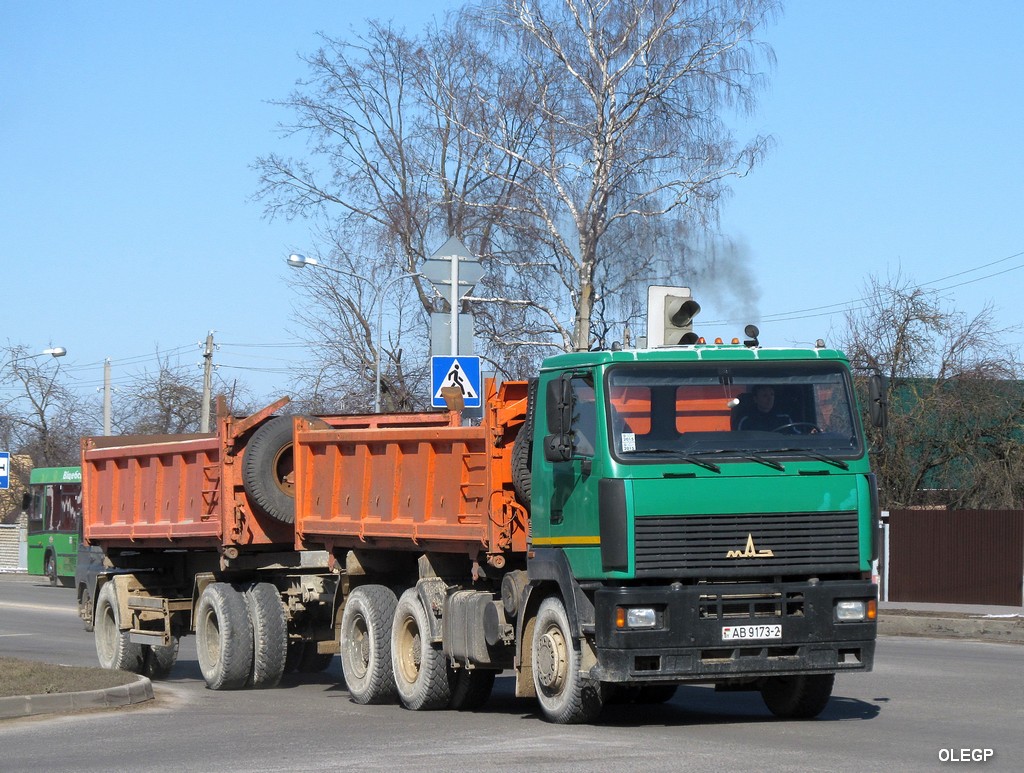 Витебская область, № АВ 9173-2 — МАЗ-6501 (общая модель)