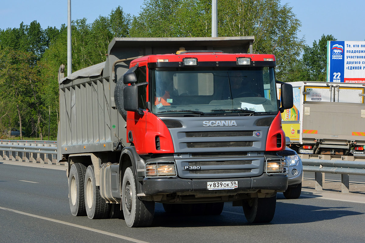 Пермский край, № У 839 ОК 59 — Scania ('2004) P380