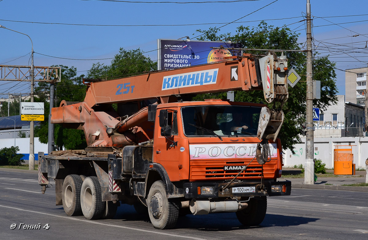 Волгоградская область, № Р 100 НМ 34 — КамАЗ-53215-15 [53215R]