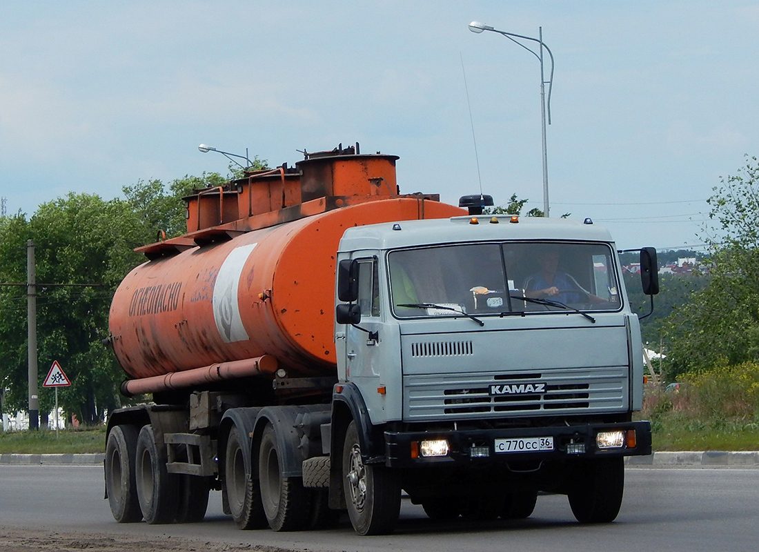 Воронежская область, № С 770 СС 36 — КамАЗ-54115 (общая модель)