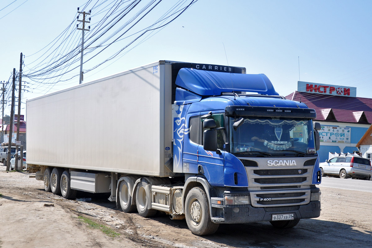 Амурская область, № В 337 ХВ 28 — Scania ('2011) P400