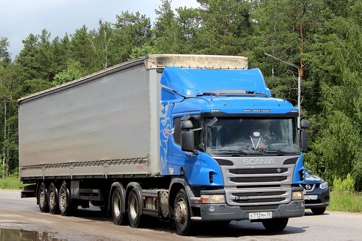 Вологодская область, № Е 712 МН 35 — Scania ('2011) P400