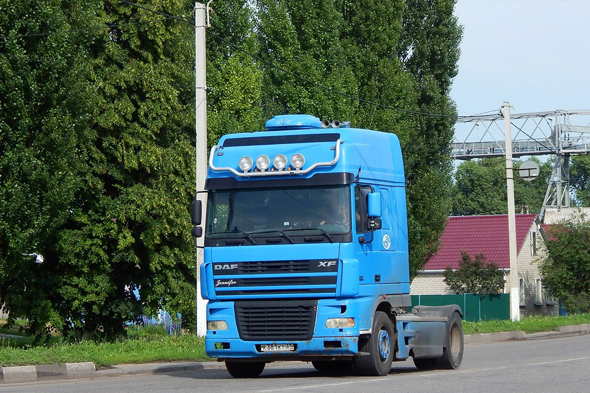 Белгородская область, № К 381 КТ 31 — DAF XF95 FT