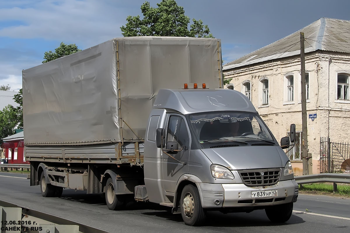 Кировская область, № У 839 НР 43 — ГАЗ-33104 "Валдай"