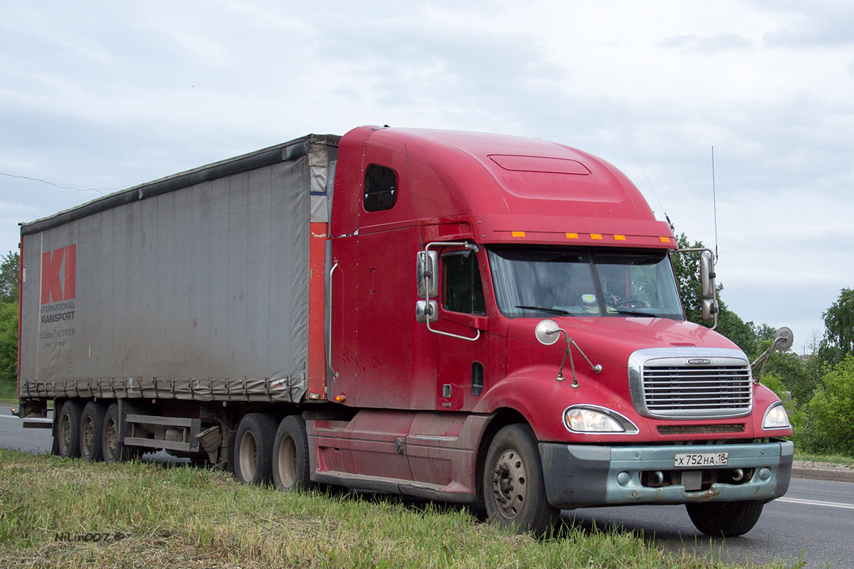 Удмуртия, № Х 752 НА 18 — Freightliner Columbia