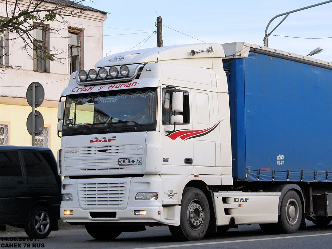 Ярославская область, № С 858 МН 76 — DAF XF95 FT