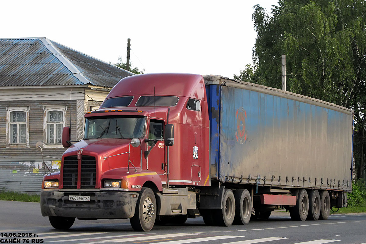 Москва, № Р 666 РВ 197 — Kenworth T600