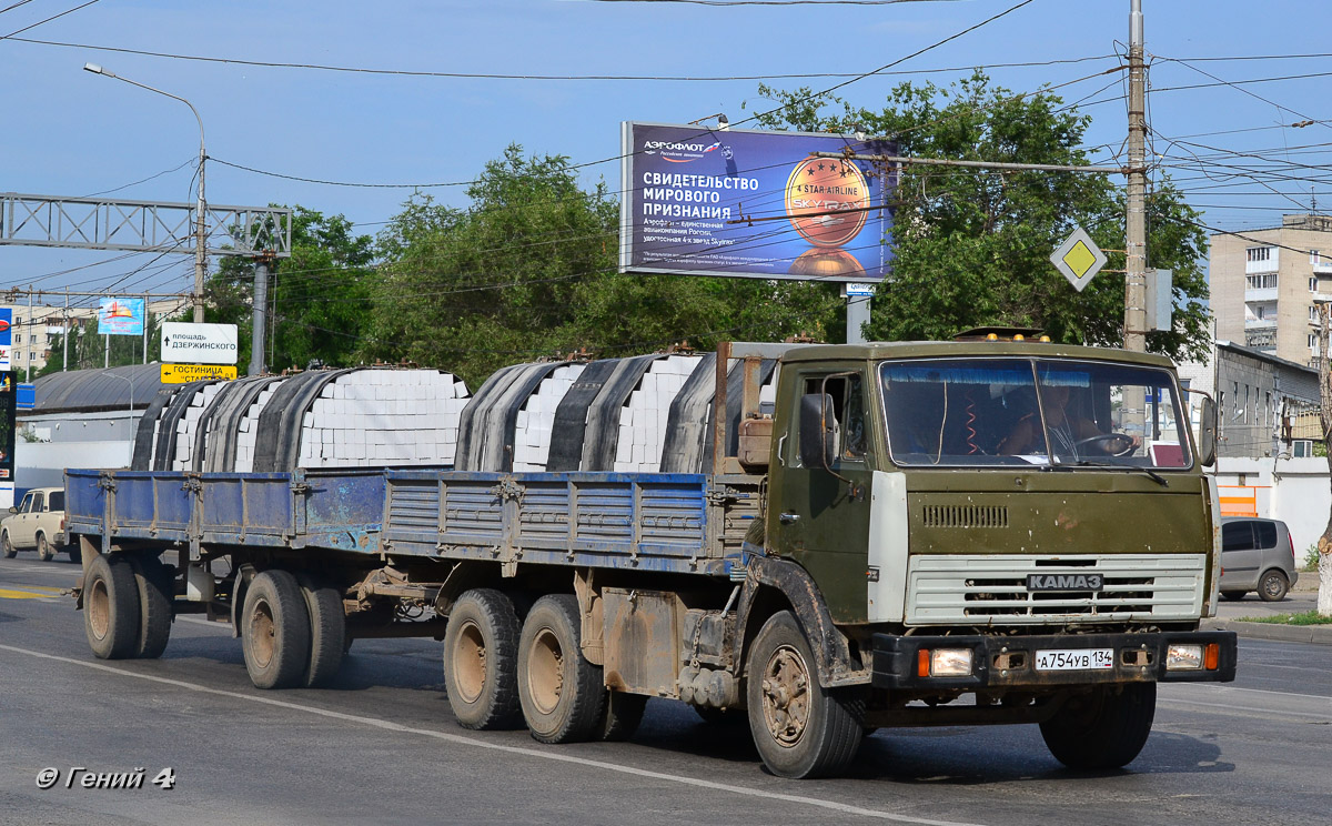 Волгоградская область, № А 754 УВ 134 — КамАЗ-5320