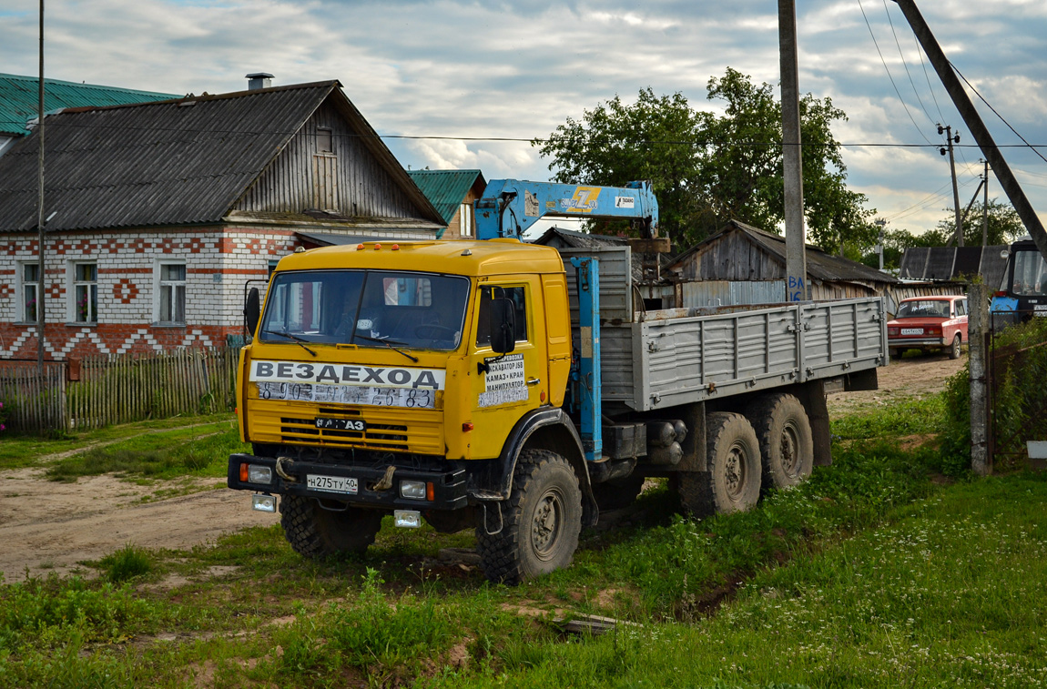 Калужская область, № Н 275 ТУ 40 — КамАЗ-43118-13 [43118N]