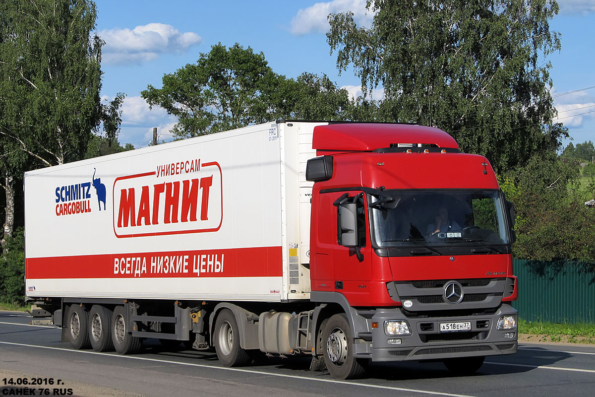 Тверская область, № А 518 ЕН 37 — Mercedes-Benz Actros ('2009) 1841