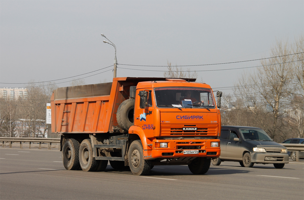 Красноярский край, № Р 123 АМ 124 — КамАЗ-6520 [652000]